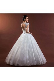 Satin,Lace,Tulle Sweetheart Ball Gown Dress with Embroidery