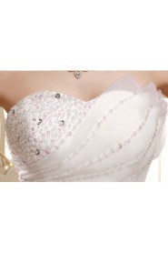 Tulle Sweetheart Ball Gown Dress with Beading and Sequins