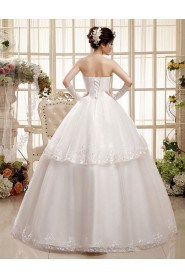 Tulle Sweetheart Ball Gown Dress with Beading and Bow