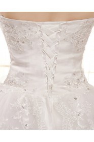 Tulle Sweetheart Ball Gown Dress with Beading and Embroidery