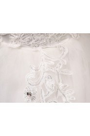 Lace Sweetheart A-Line Dress with Sequin and Embroidery