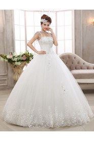 Tulle Strapless Ball Gown Dress with Sequin and Bow