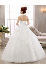 Lace Sweetheart Ball Gown Dress with Beading