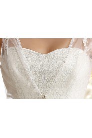 Lace Sweetheart Sheath Dress with Embroidery