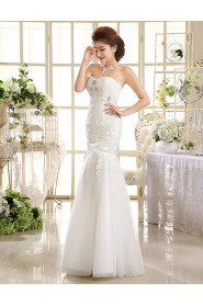 Lace Sweetheart Sheath Dress with Beading