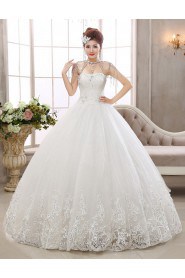 Lace Sweetheart Ball Gown Dress with Beading and Sequin