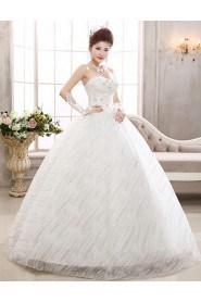 Lace Sweetheart Ball Gown Dress with Beading