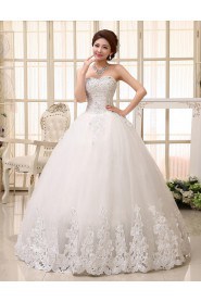 Tulle Sweetheart Ball Gown Dress with Sequin