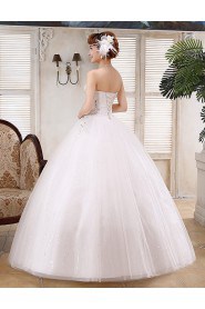 Lace and Tulle Sweetheart Ball Gown Dress with Beading and Sequin