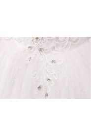 Lace and Tulle Sweetheart Ball Gown Dress with Beading and Sequin