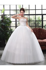 Lace and Tulle Sweetheart Ball Gown Dress with Beading and Sequin