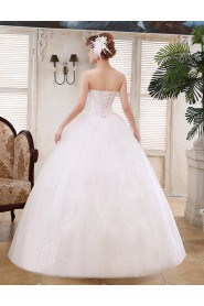 Lace and Tulle Sweetheart Ball Gown Dress with Beading and Sequin