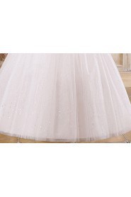 Lace and Tulle Sweetheart Ball Gown Dress with Beading and Sequin