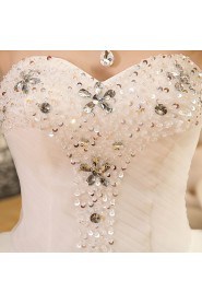 Lace and Tulle Sweetheart Ball Gown Dress with Beading