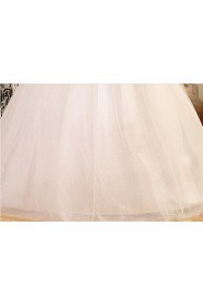 Lace and Tulle Sweetheart Ball Gown Dress with Beading