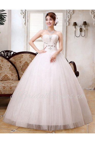 Lace and Tulle sweetheart Ball Gown Dress with Beading