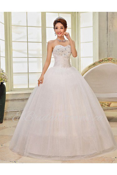 Lace and Tulle sweetheart Ball Gown Dress with Sequins