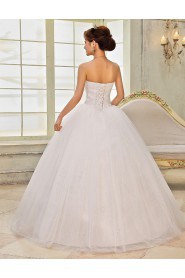 Lace and Tulle sweetheart Ball Gown Dress with Sequins