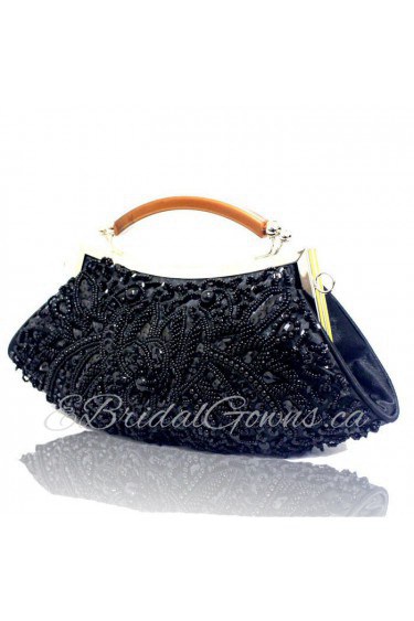 Satin Bead Handbag