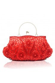 Satin Bead Handbag