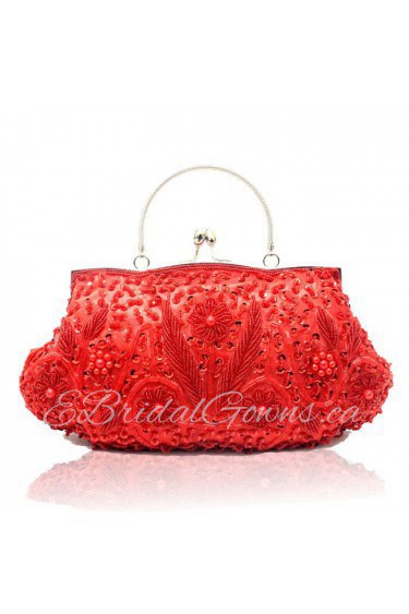 Satin Bead Handbag