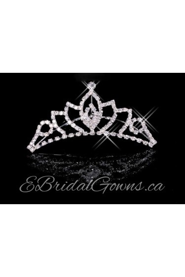 Alloy Wedding Headpiece With Rhinestone Crystal