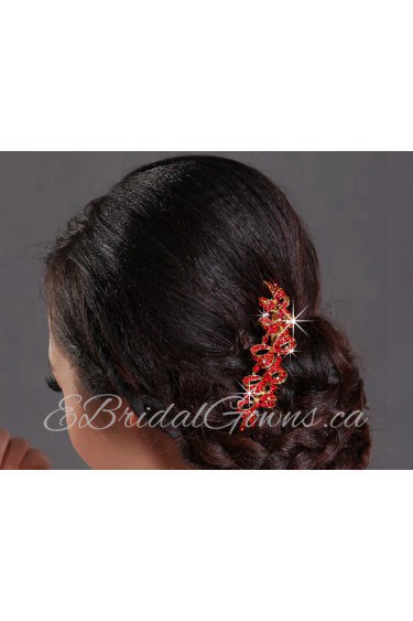 Alloy Wedding Headpiece With Rhinestone