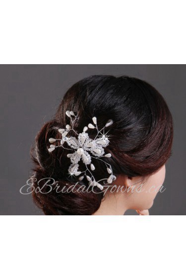 Alloy Wedding Headpiece With Beads