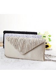 Women's European and American diamond satin evening bag handbag