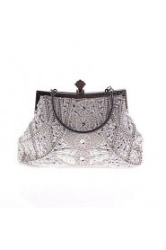 Women's Pearl Diamonds Beaded Delicate Evening Bag