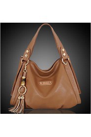 Women Cowhide Shopper Tote Multi color