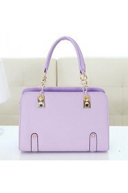 Women PU Baguette Shoulder Bag / Tote White / Purple / Blue / Red / Black / Burgundy