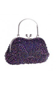 Women's Handmade High grade Retro Beaded Flower Party/Evening Bag