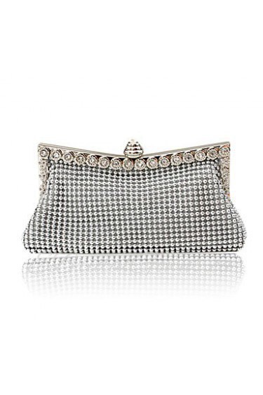 Handbags/ Clutches Satin With Austria Rhinestones/ Aluminiumsheet More Colors Available