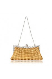 Handbags/ Clutches Satin With Austria Rhinestones/ Aluminiumsheet More Colors Available