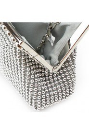 Handbags/ Clutches Satin With Austria Rhinestones/ Aluminiumsheet More Colors Available