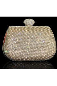 Women Other Leather Type Minaudiere Clutch / Evening Bag Gold / Silver