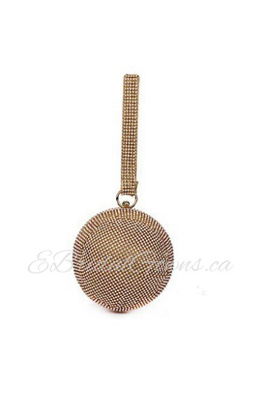 Women's Diamond studded Spherical Evening Bag