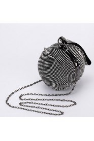 Women's Diamond studded Spherical Evening Bag