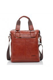 Men's Genuine Leather Messenger Shoulder Bag Crossbody Bag