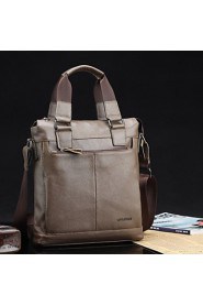 Men's Genuine Leather Messenger Shoulder Bag Crossbody Bag