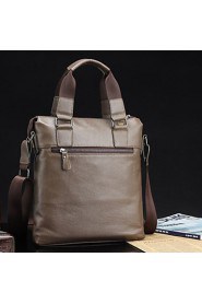 Men's Genuine Leather Messenger Shoulder Bag Crossbody Bag