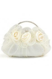 Silk Wedding / Special Occasion Clutches / Evening Handbags with flowers (More Colors)