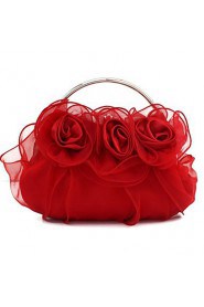 Silk Wedding / Special Occasion Clutches / Evening Handbags with flowers (More Colors)