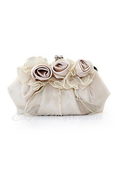 Handbags/ Clutches In Gorgeous Satin/ Tulle Shell More Colors Available