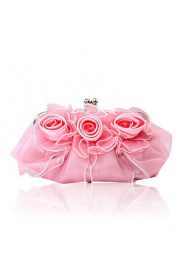 Handbags/ Clutches In Gorgeous Satin/ Tulle Shell More Colors Available