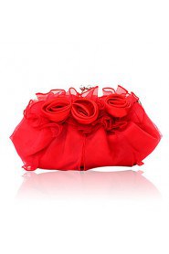 Handbags/ Clutches In Gorgeous Satin/ Tulle Shell More Colors Available