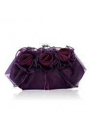 Handbags/ Clutches In Gorgeous Satin/ Tulle Shell More Colors Available