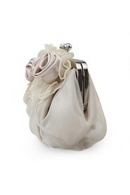 Handbags/ Clutches In Gorgeous Satin/ Tulle Shell More Colors Available