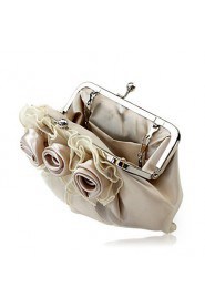 Handbags/ Clutches In Gorgeous Satin/ Tulle Shell More Colors Available